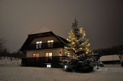 Unser Ferienhaus im Winter